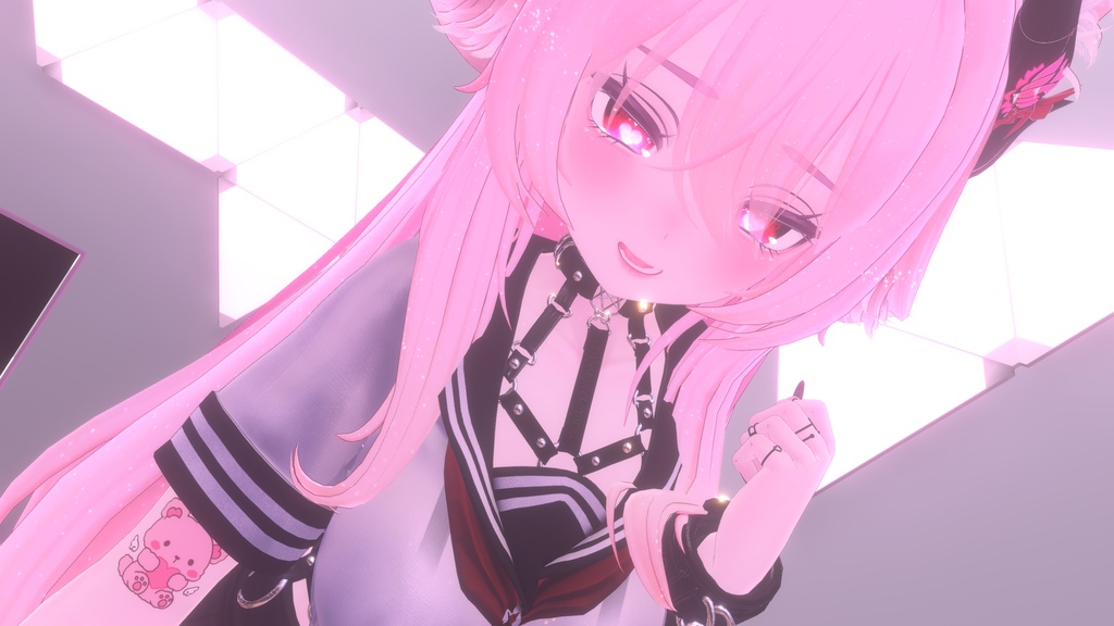 ♡ VRChat ♡ Valentines Love Note Eye Texture for Shinano / しなの, Selestia / セレスティア, Manuka / マヌカ