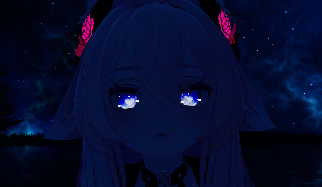 ♡ VRChat ♡ Valentines Love Note Eye Texture for Shinano / しなの, Selestia / セレスティア, Manuka / マヌカ