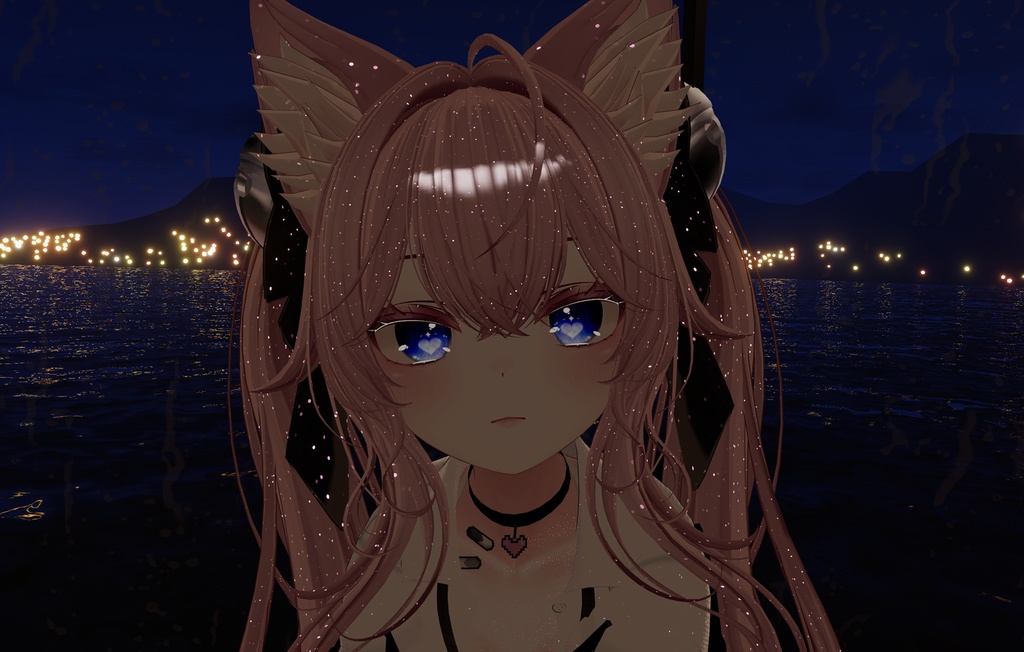 ♡ VRChat ♡ Valentines Love Note Eye Texture for Shinano / しなの, Selestia / セレスティア, Manuka / マヌカ