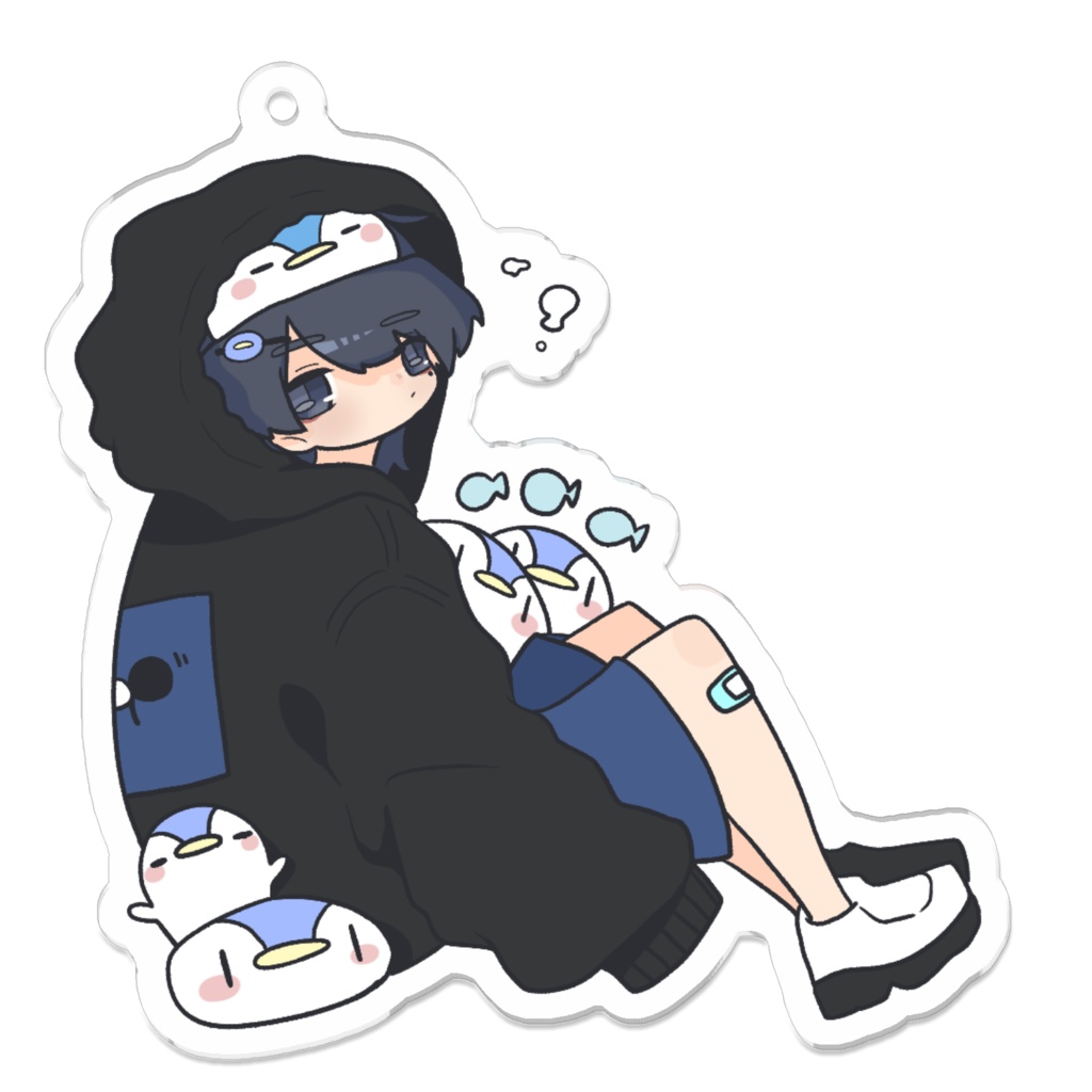 アクリルキーホルダー【あおみどろ3】