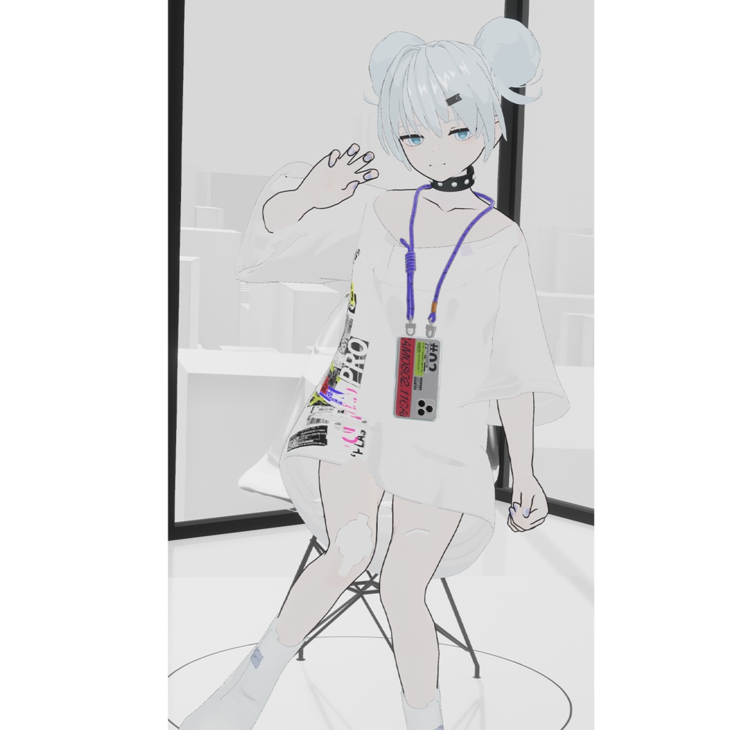 【3Dモデル】8.0mmロープ&スマートフォンセット【6色入】