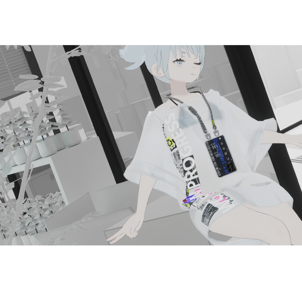 【3Dモデル】8.0mmロープ&スマートフォンセット【6色入】