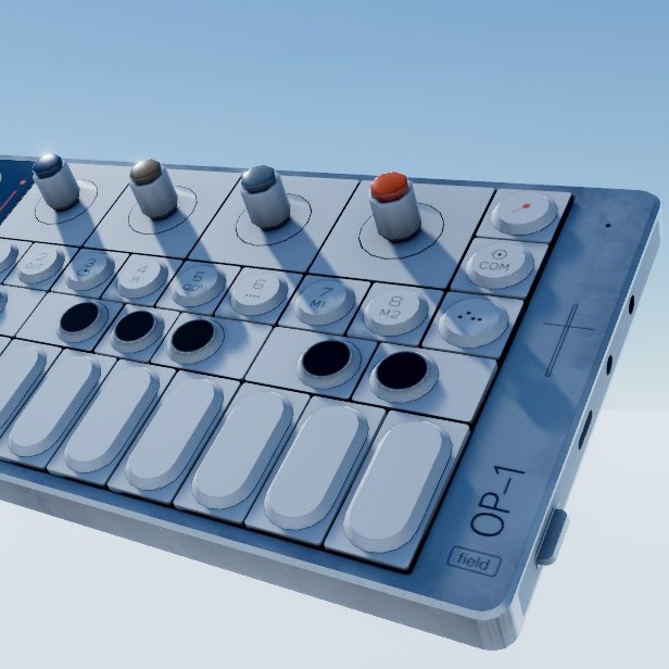 【3Dモデル】op-1 field【VRChat向けモデル】