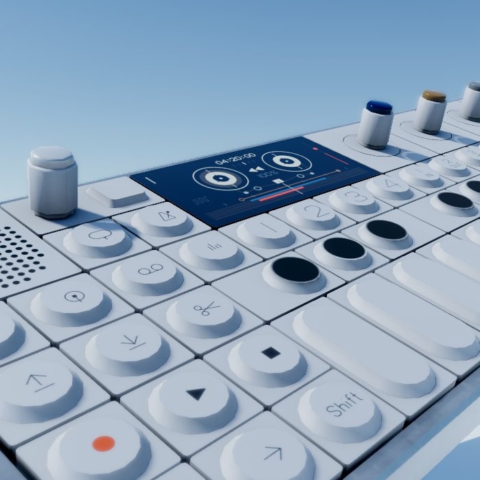 【3Dモデル】op-1 field【VRChat向けモデル】