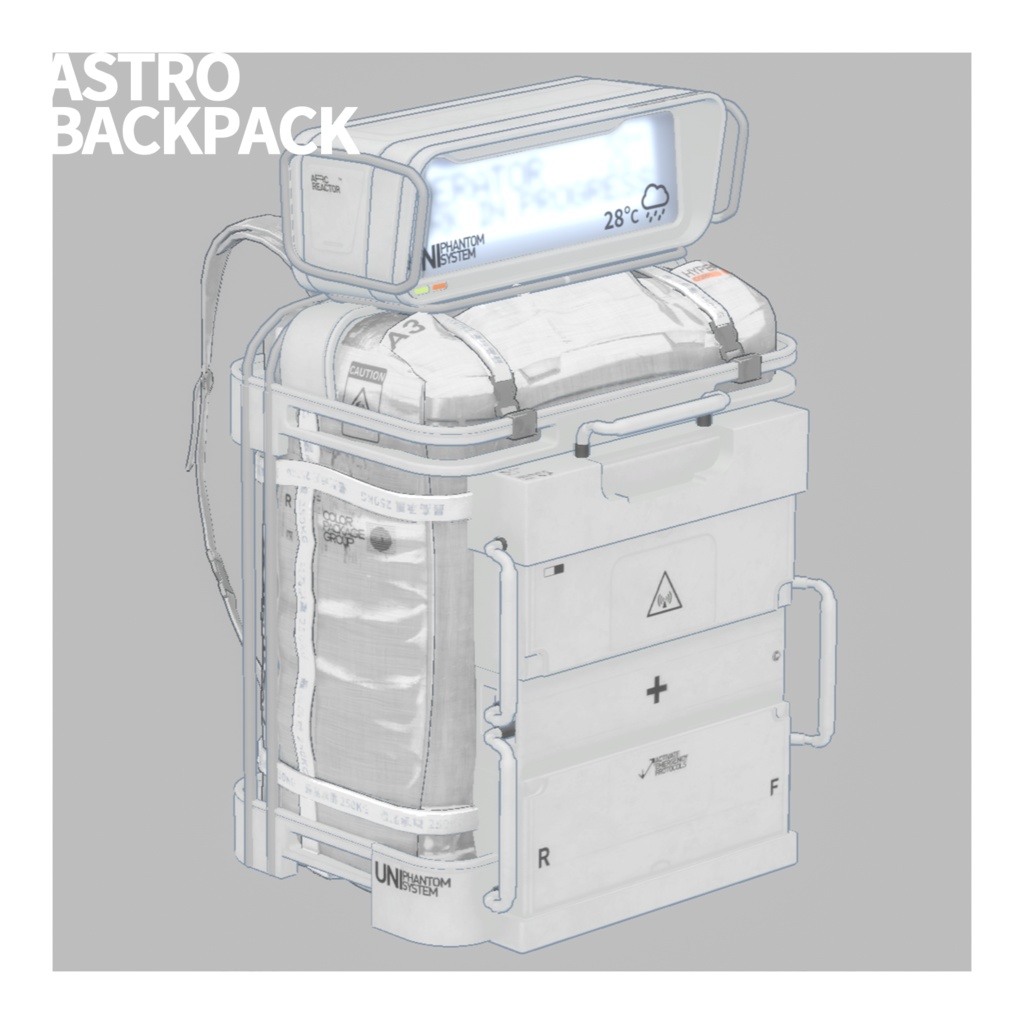 【3Dモデル】Astro backpack