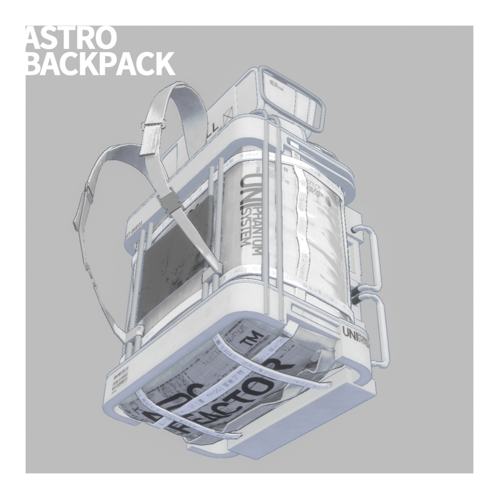【3Dモデル】Astro backpack