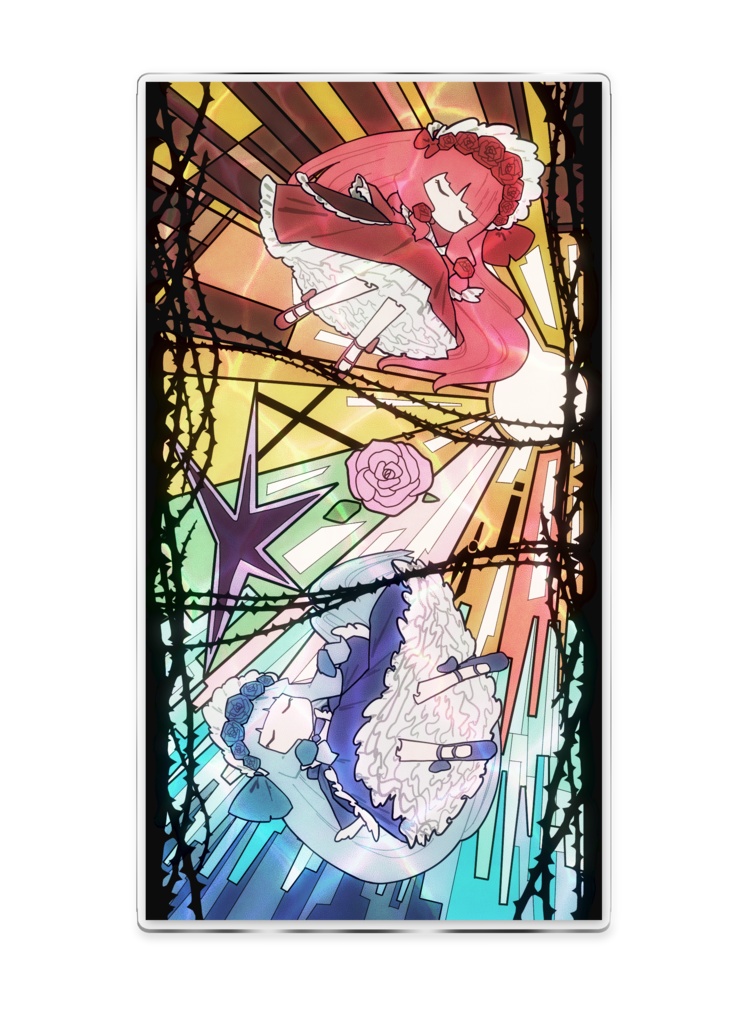 『幕を下ろそう、パレードへ』ステンドグラス風アクリルスタンド