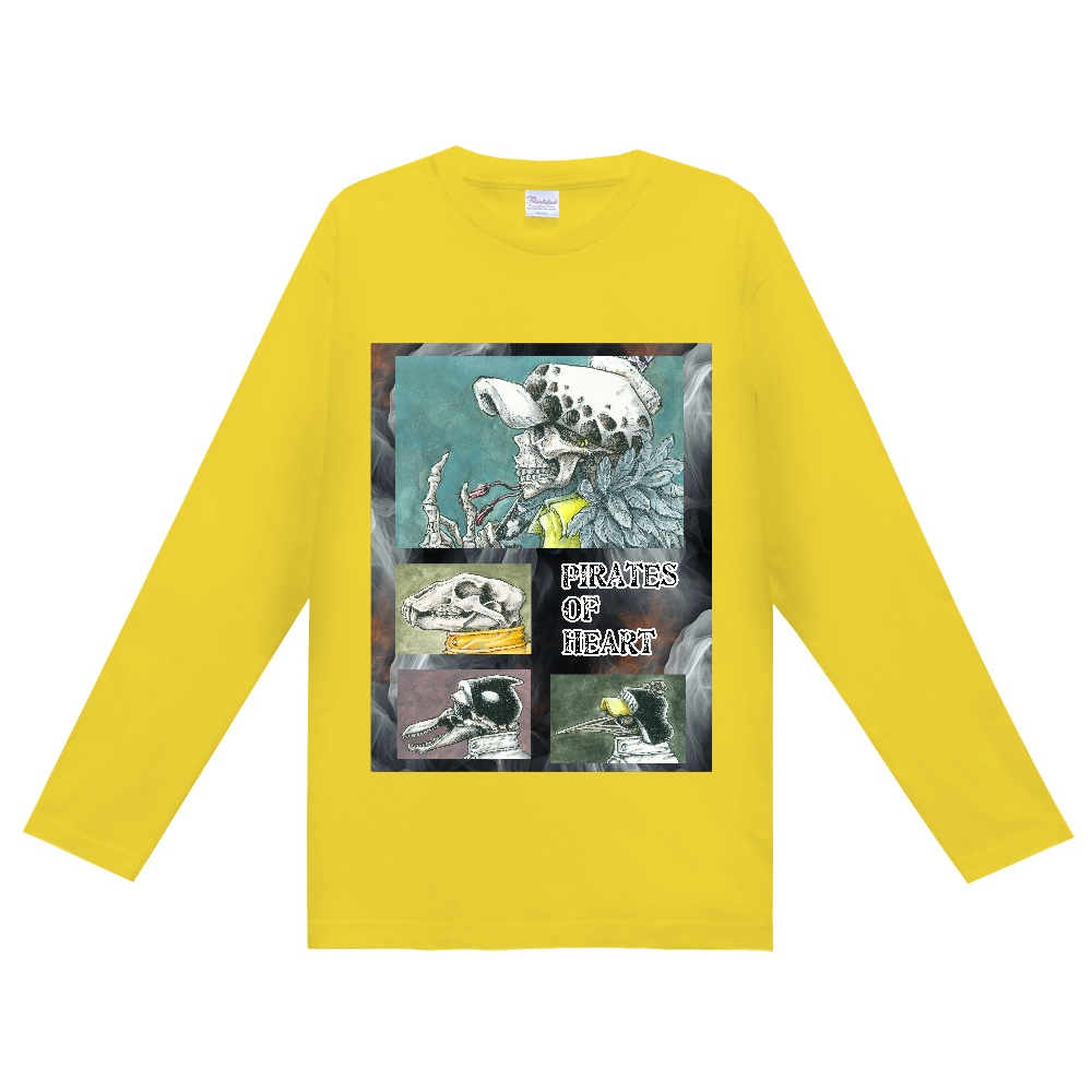 ハートの海賊団 スカル 長袖Tシャツ
