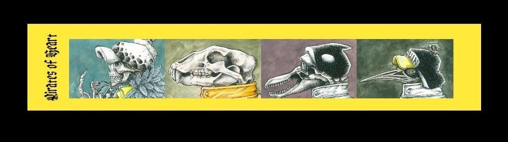 💛🏴‍☠️スカル  タオルマフラー