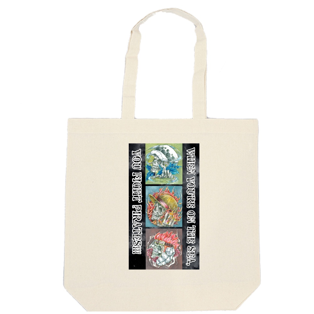 三船長 スカルトートバッグ