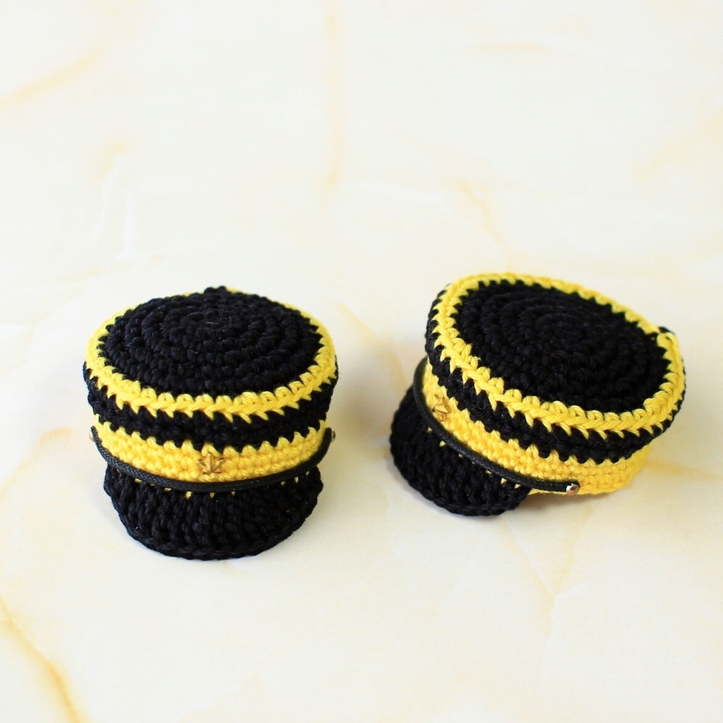 【受注生産】のるキャラ・もちマス用 軍帽風帽子