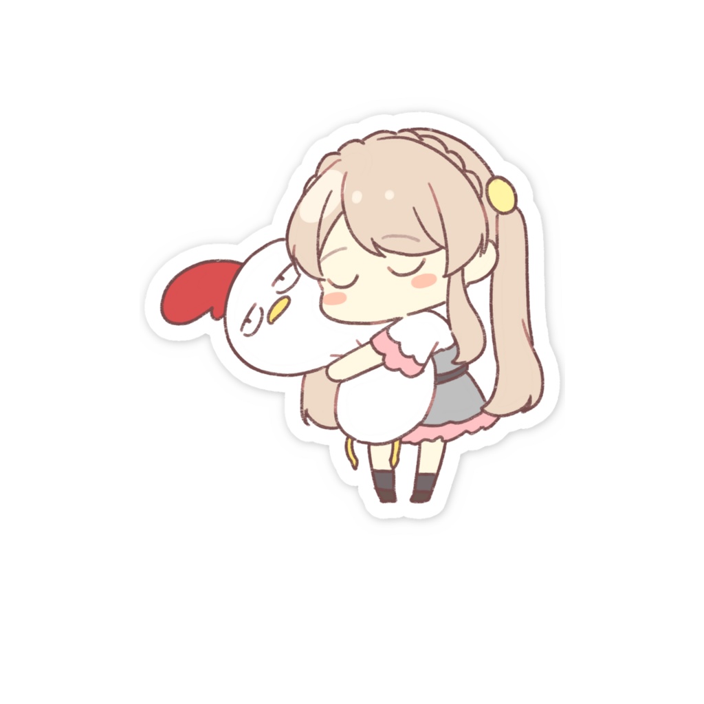 むぎゅ~っとステッカー