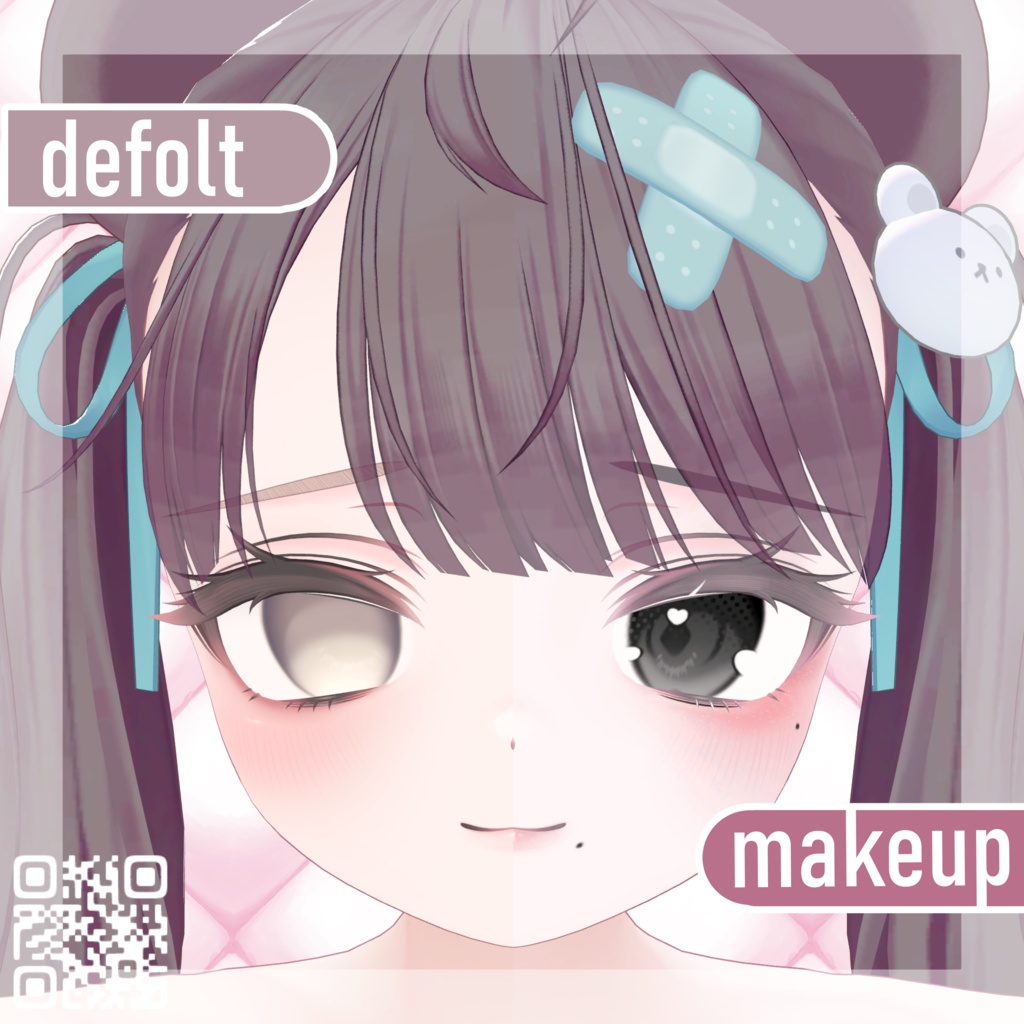 【milfy/ミルフィ専用】makeup&body texture(舌テクスチャ)+eyetexture-kawaiianoko-