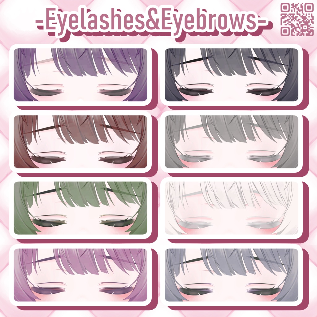 【milfy/ミルフィ専用】makeup&body texture(舌テクスチャ)+eyetexture-kawaiianoko-