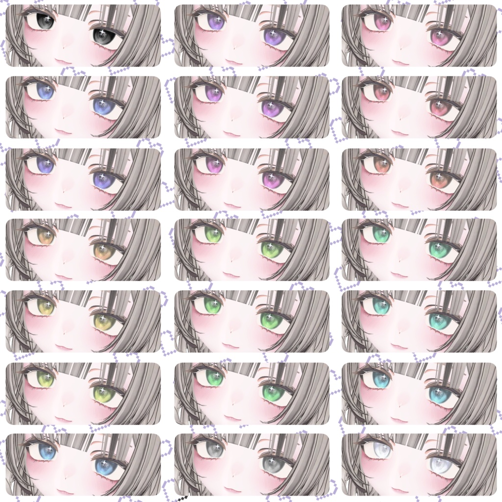【15avatar対応】fairycore Glint eye textures