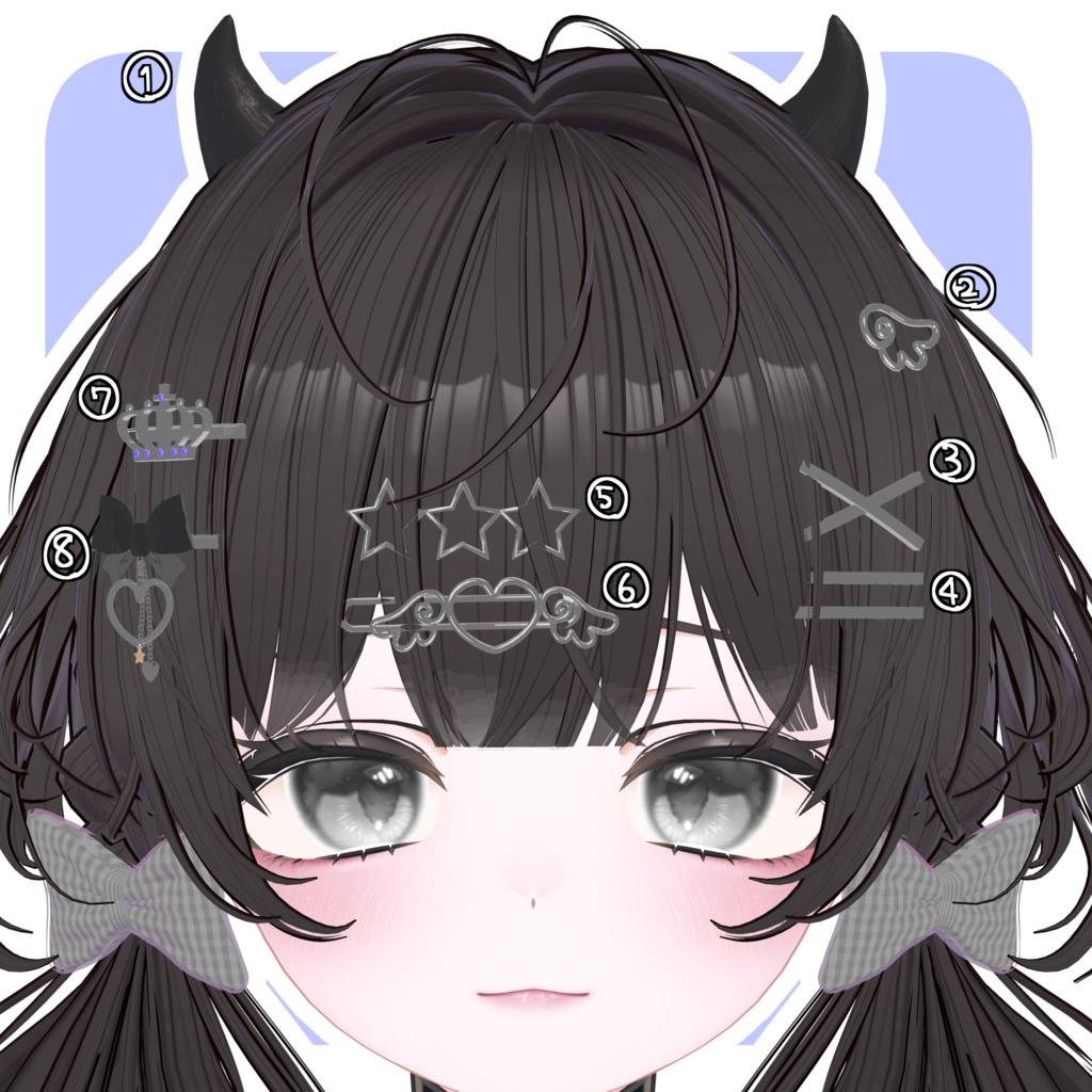 【汎用】汎用hairpinset-頭が寂しいときに使える❣