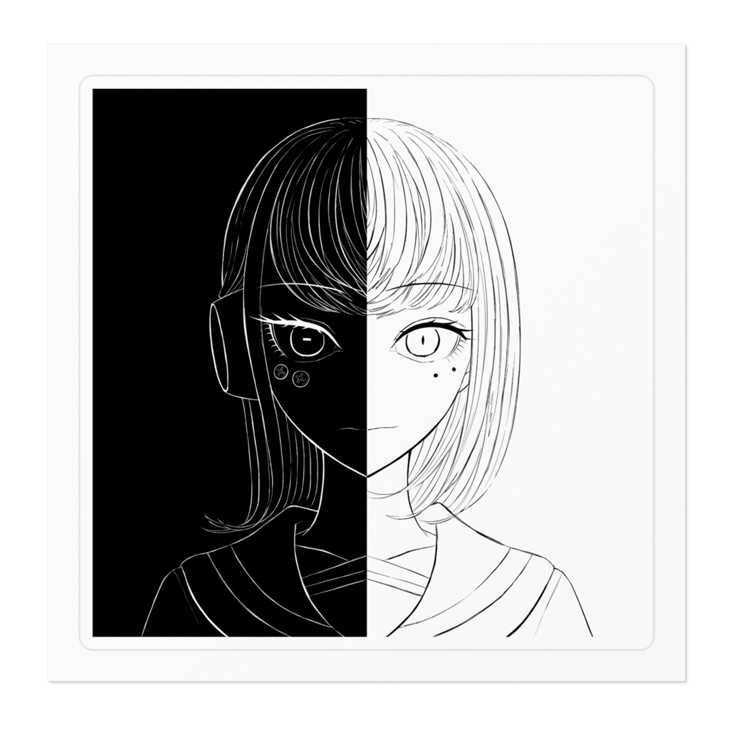 アイ子とAI子 ステッカー