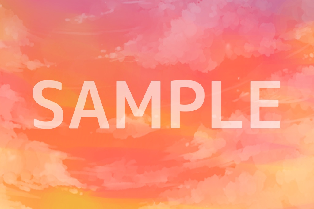 青空/夕焼け【ゲーム背景素材】