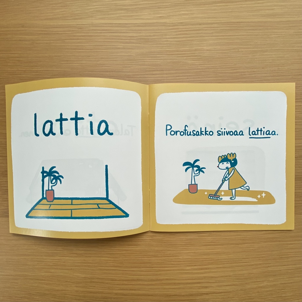 “talo” Porofusakkoフィンランド語学習えほん