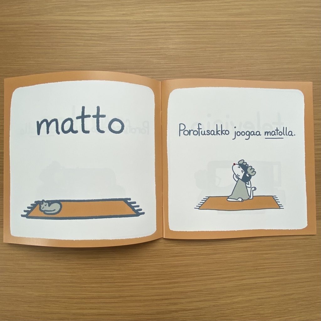 “olohuone” Porofusakkoフィンランド語学習えほん