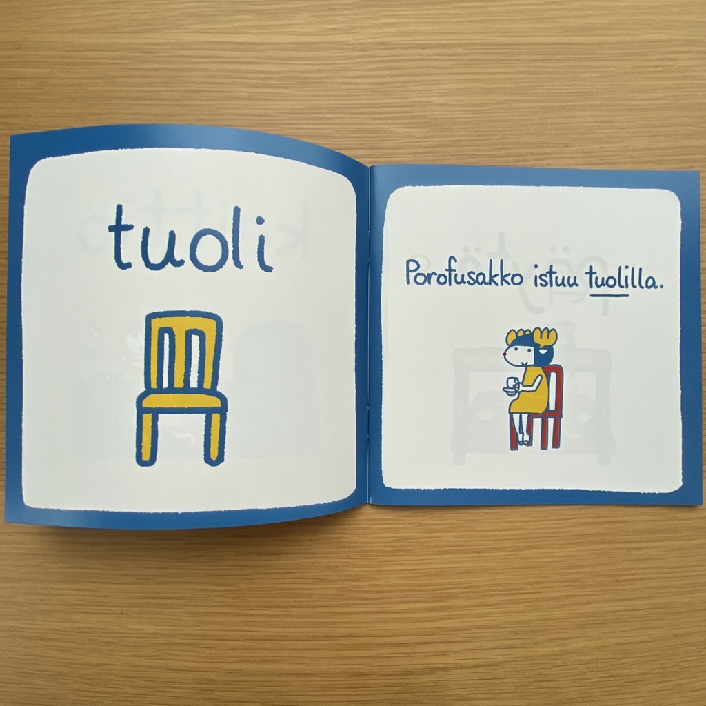 “keittiö” Porofusakko フィンランド語学習えほん