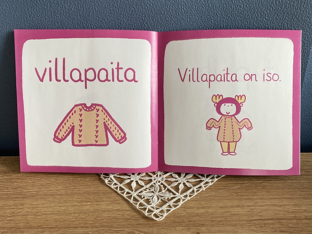 フィンランド語学習えほん Porofusakko vaatteet