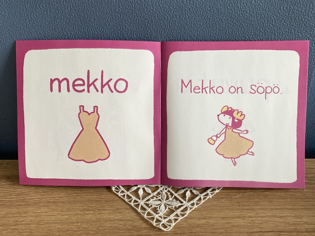 フィンランド語学習えほん Porofusakko vaatteet