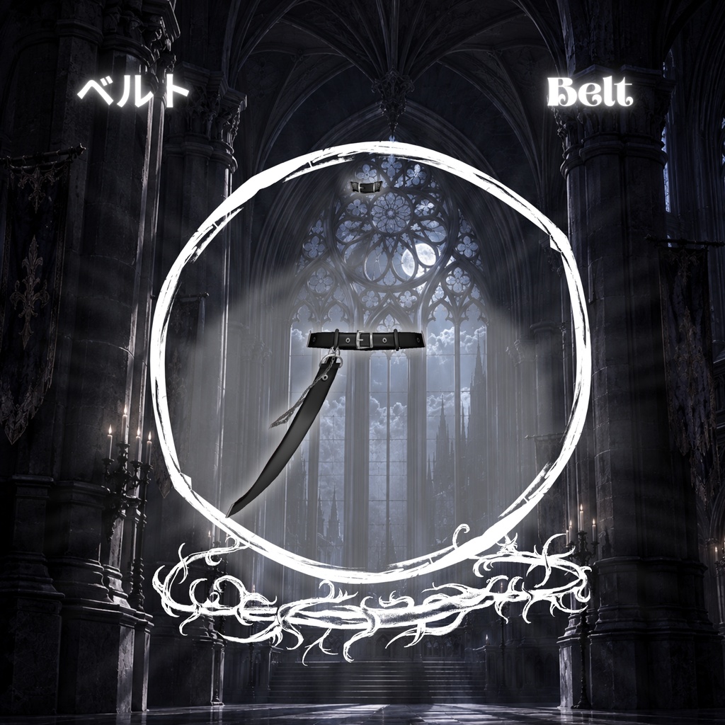 ゴシックストリートウェア ブラック Noir Gothic Streetwear Black Clothing + フリーアイ2 | Free Eye 2 - Vroid,Vtuber,Vrchat