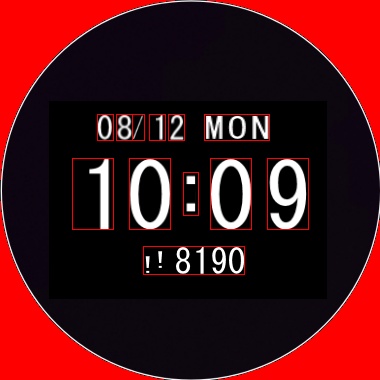 Amazfit GTR4用 ウォッチフェイス テンプレートPSDファイル