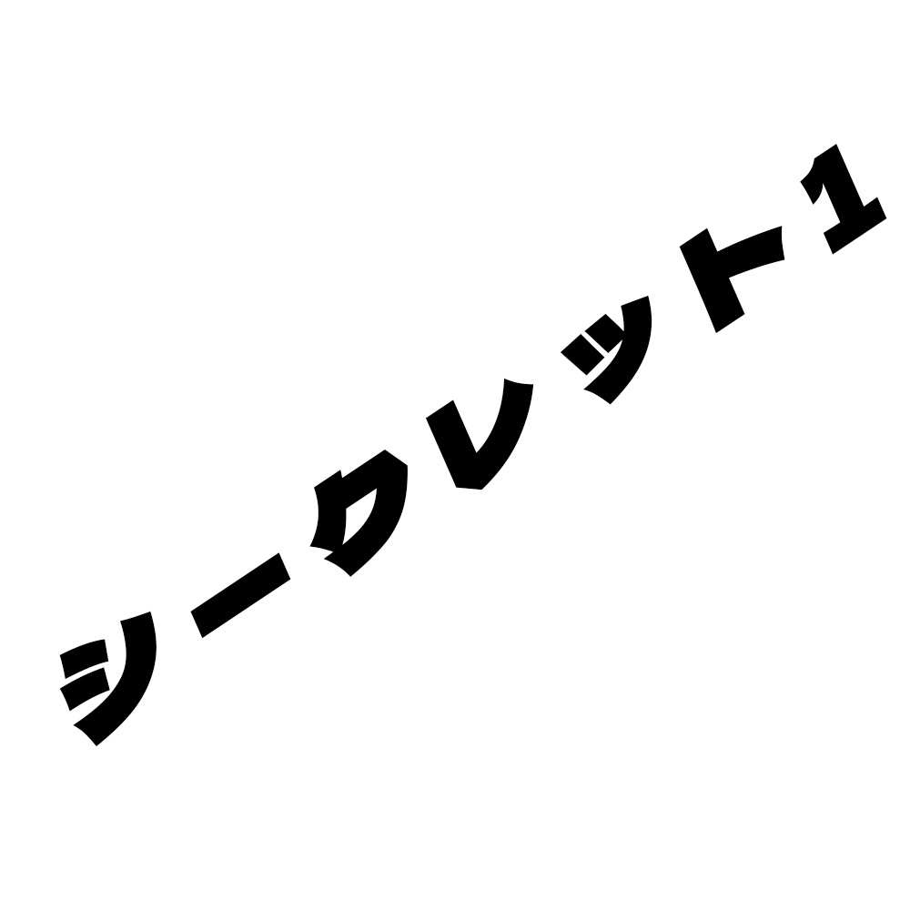 シークレット1【注意】