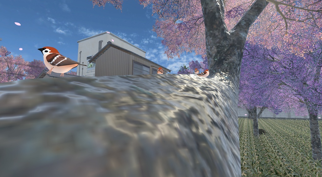 【オリジナル3Dモデル】スズメ