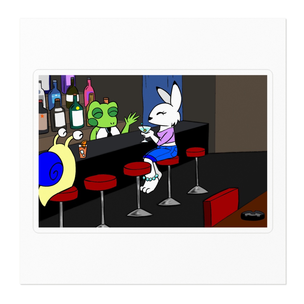 バーテンダーカエル君