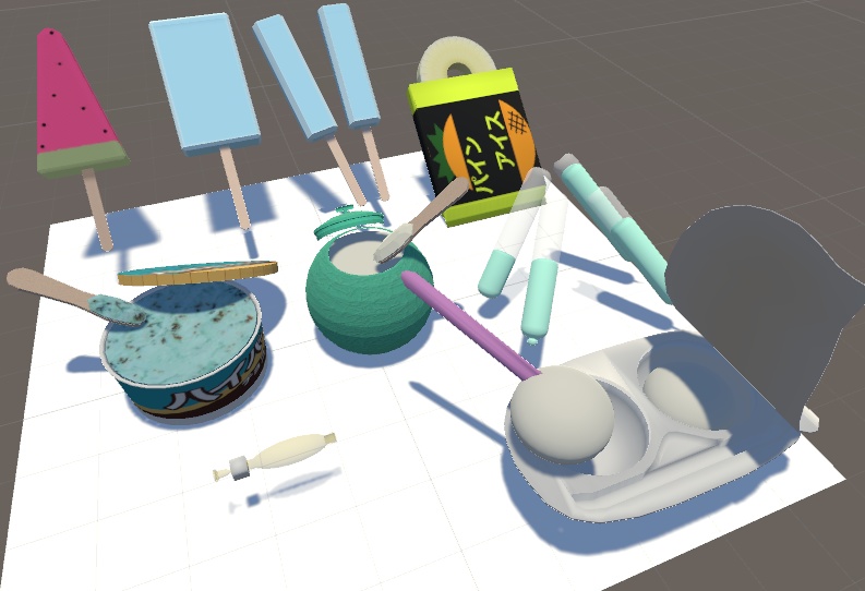 アイスセット+冷凍ショーケース(アイス全14種)