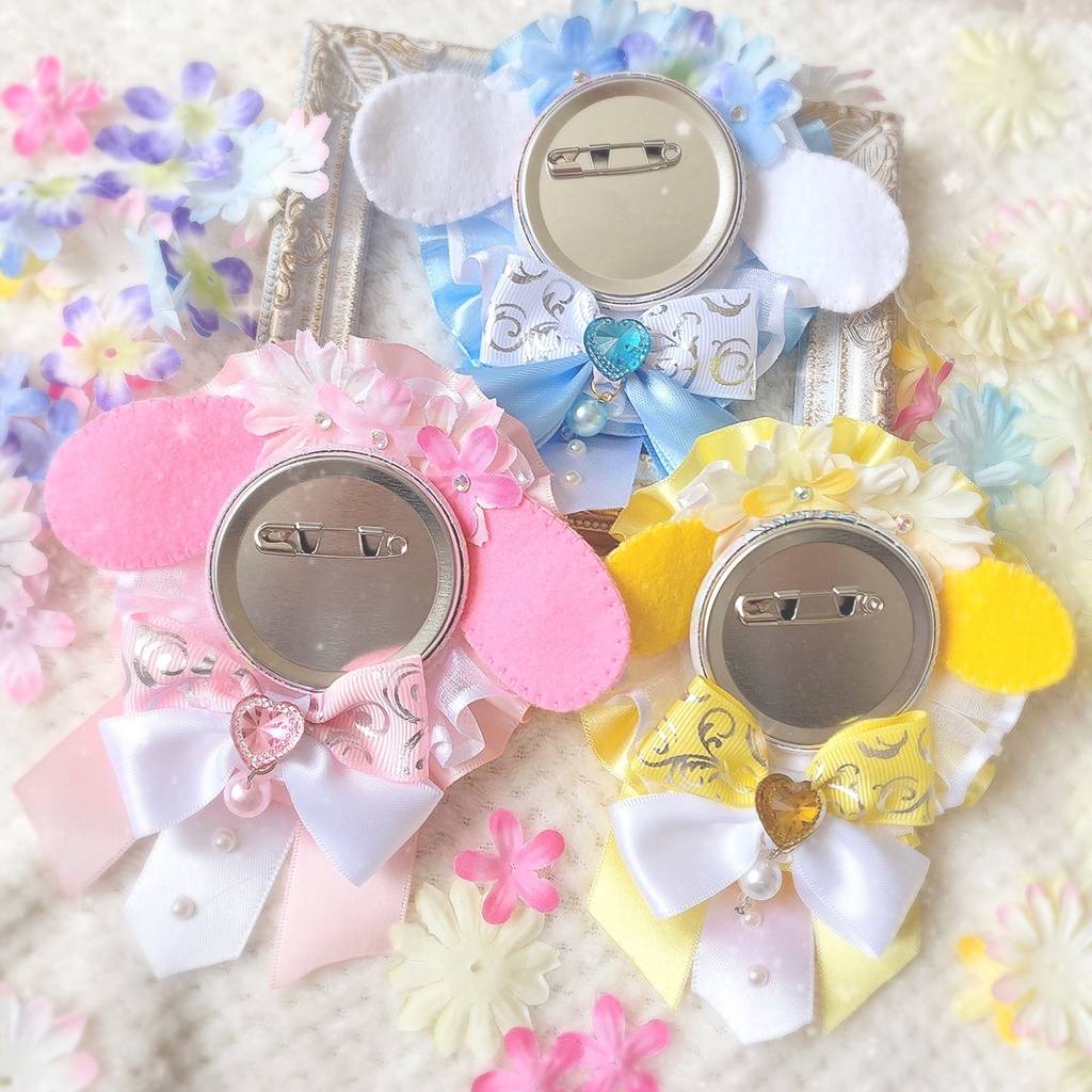 ♡ ポムポムプリン サンリオ 風 ロゼット 痛ロゼット 痛バ 量産♡