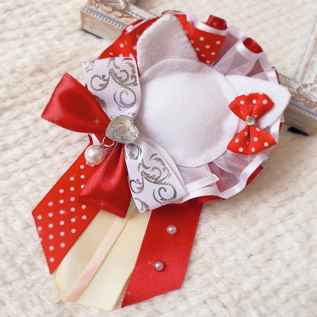 ♡ キティちゃん ハローキティ サンリオ 風 ロゼット 痛ロゼット 痛バ 量産♡