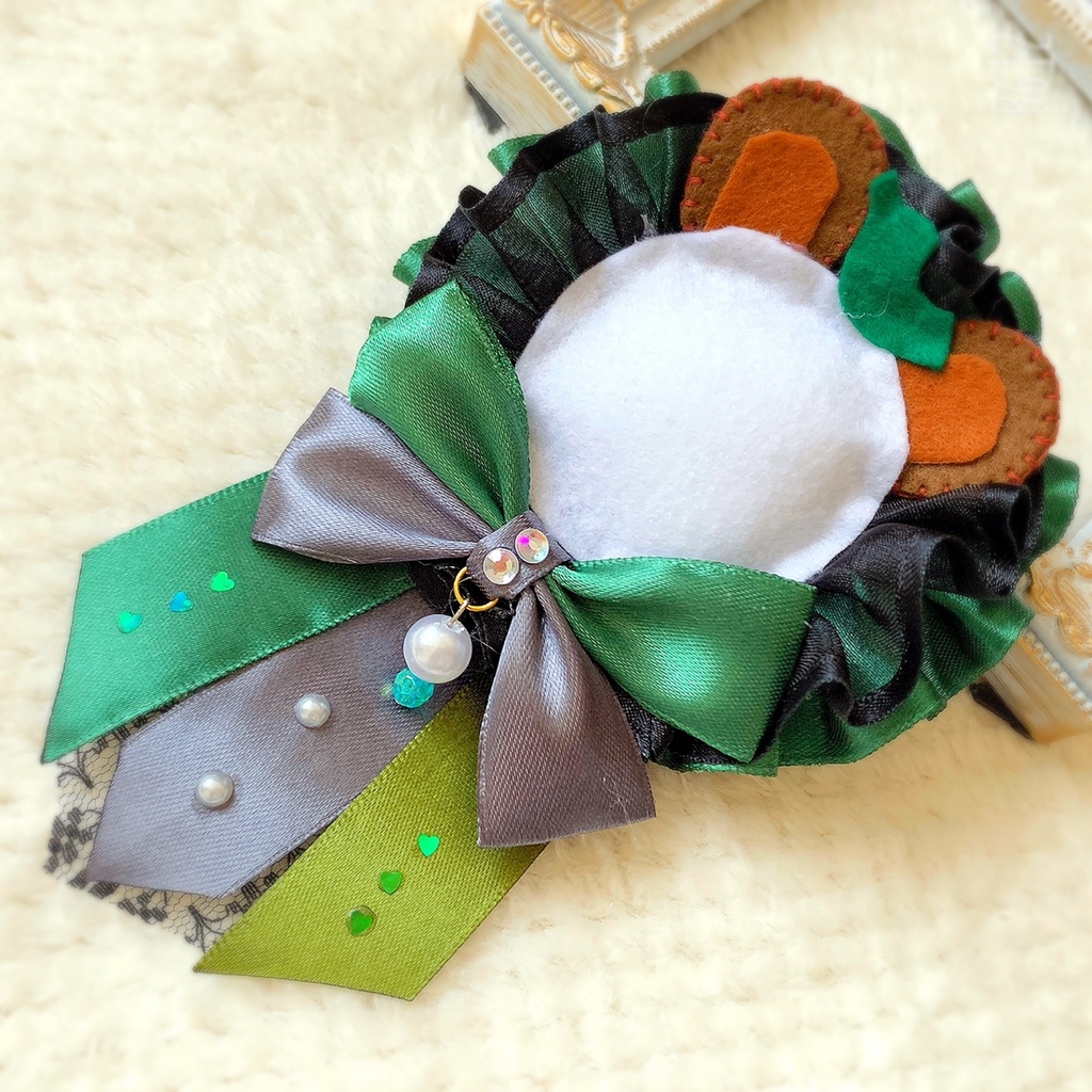 ♡ クマ たぬき やまだぬき ロゼット 痛ロゼット 痛バ 量産♡