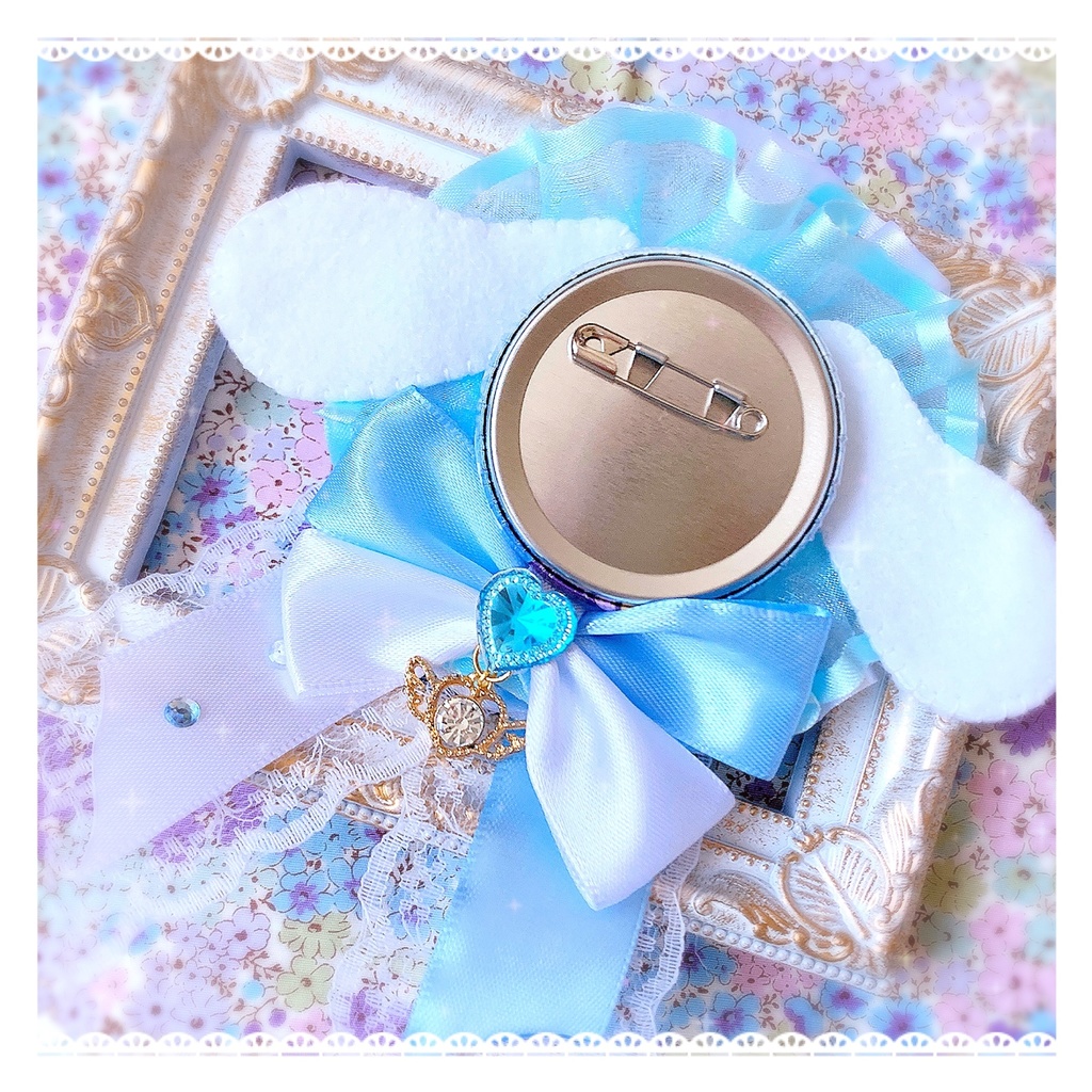 ♡ シナモン シナモロール サンリオ 風 ロゼット 痛ロゼット 痛バ 量産♡