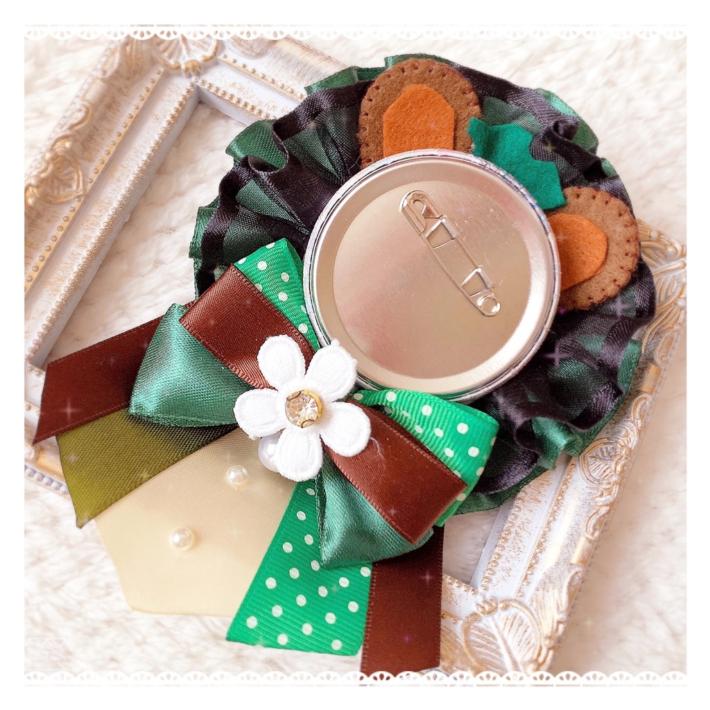 ♡ クマ たぬき やまだぬき ロゼット 痛ロゼット 痛バ 量産♡