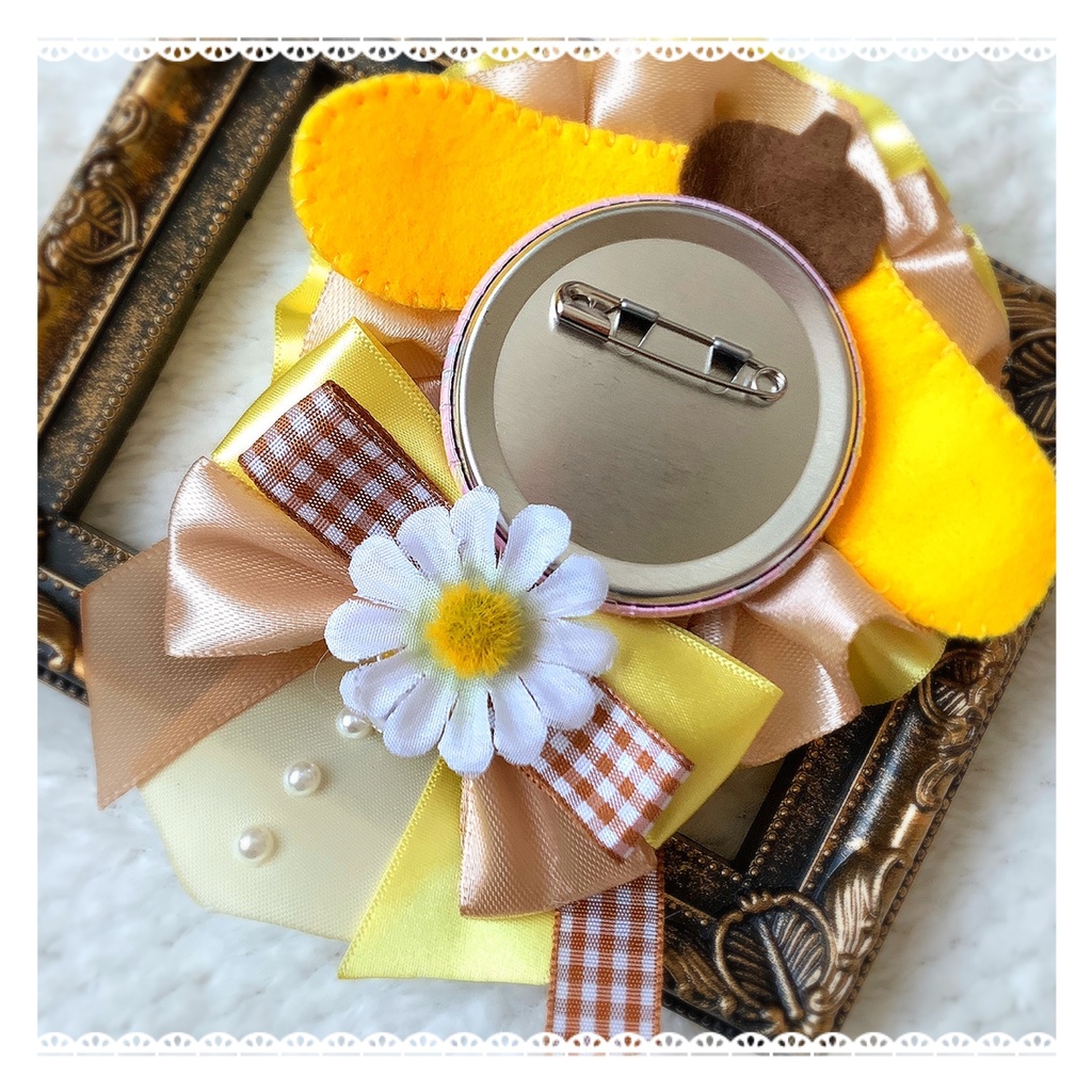 ♡ ポムポムプリン サンリオ 風 ロゼット 痛ロゼット 痛バ 量産♡