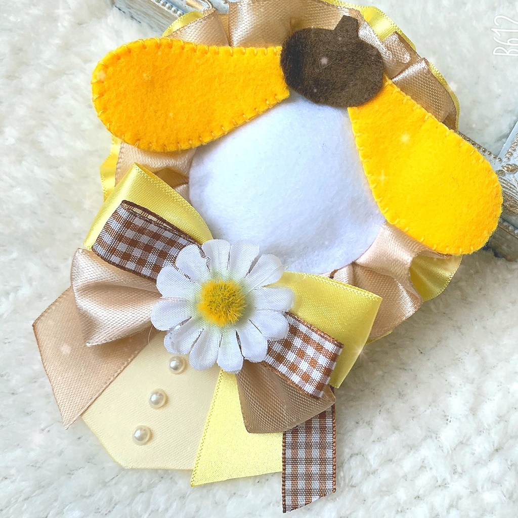 ♡ ポムポムプリン サンリオ 風 ロゼット 痛ロゼット 痛バ 量産♡