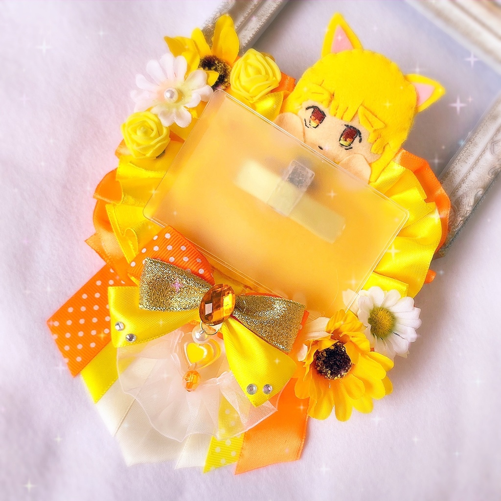 ♡ フリル 名刺 名札 ロゼット 名刺ケース 名札ケース サンリオ オーダー♡