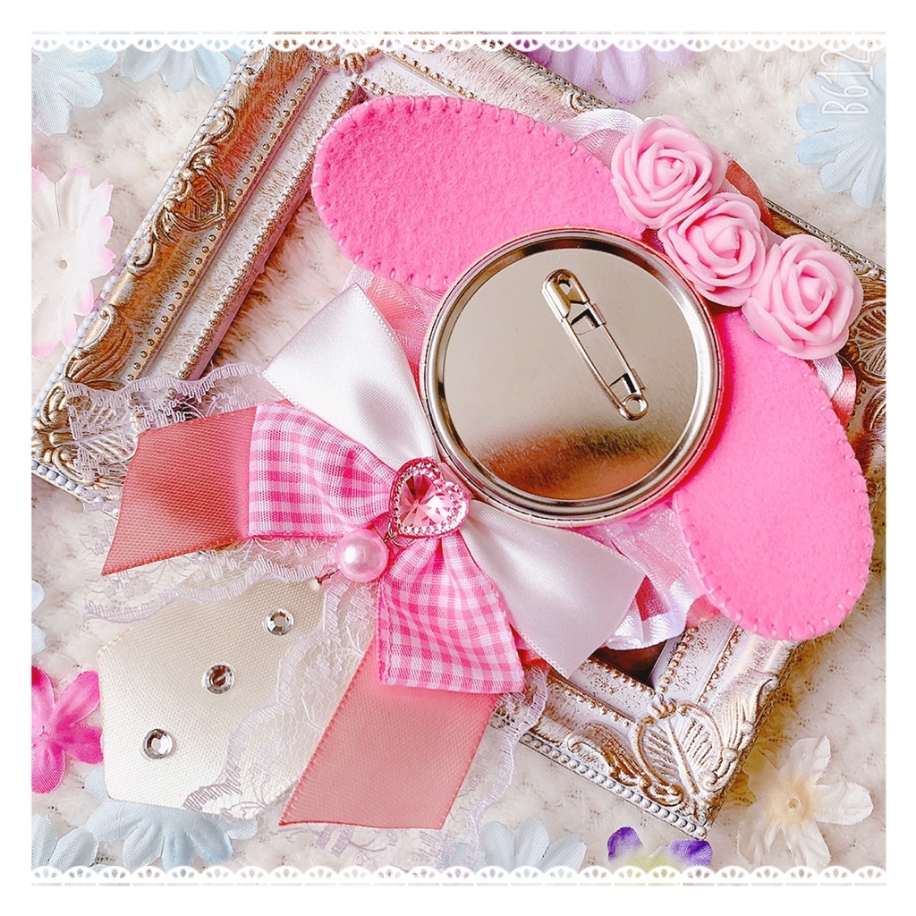 ♡ マイメロ マイメロディ サンリオ 風 ロゼット 痛ロゼット 痛バ 量産♡