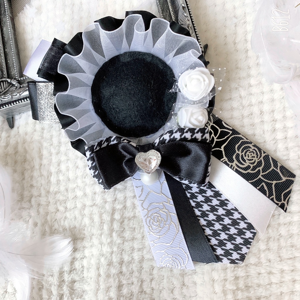 ロゼット ブラック 黒 ゴシック 痛ロゼット 痛バ 量産型