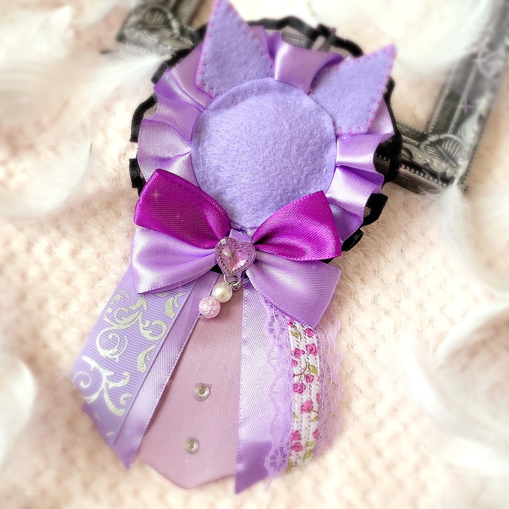 ♡ クロミちゃん クロミ サンリオ 風 ロゼット 痛ロゼット 痛バ 量産♡