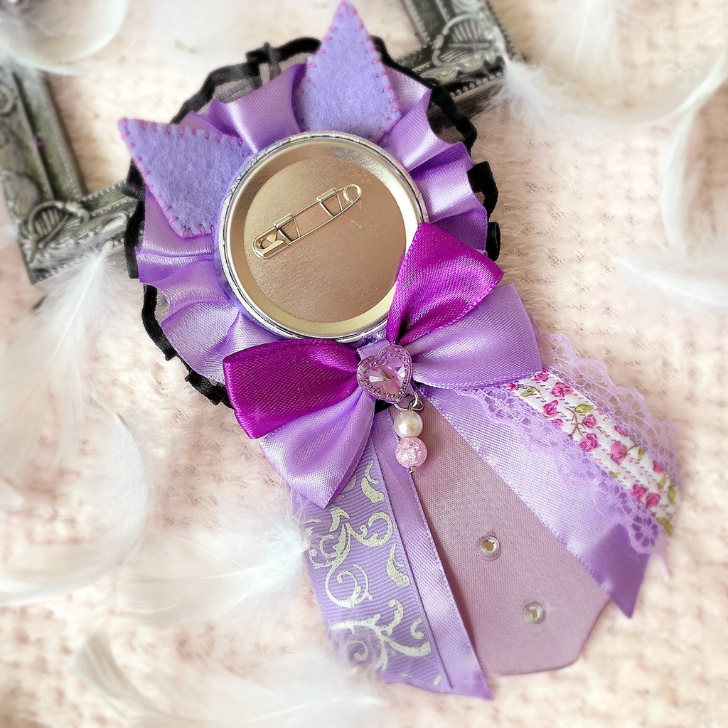 ♡ クロミちゃん クロミ サンリオ 風 ロゼット 痛ロゼット 痛バ 量産♡