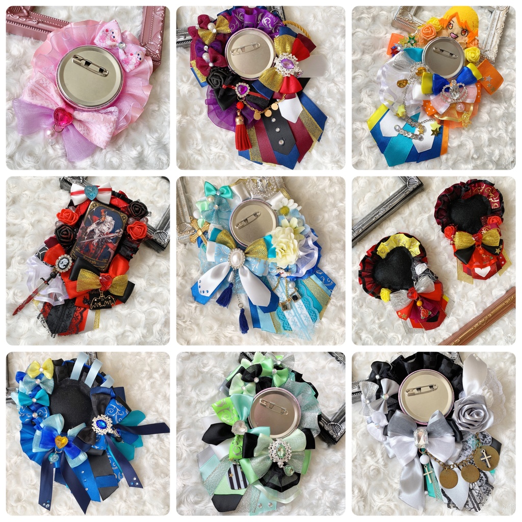 ♡ ロゼット トレカケース バックチャーム 名札 作品一覧 ♡