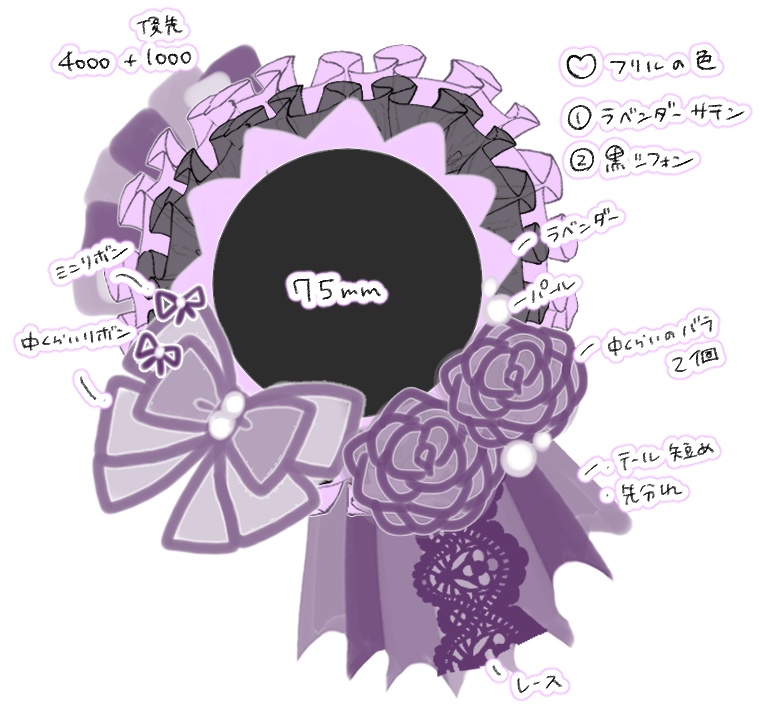 ゆ さま 専用ページ ロゼットオーダー