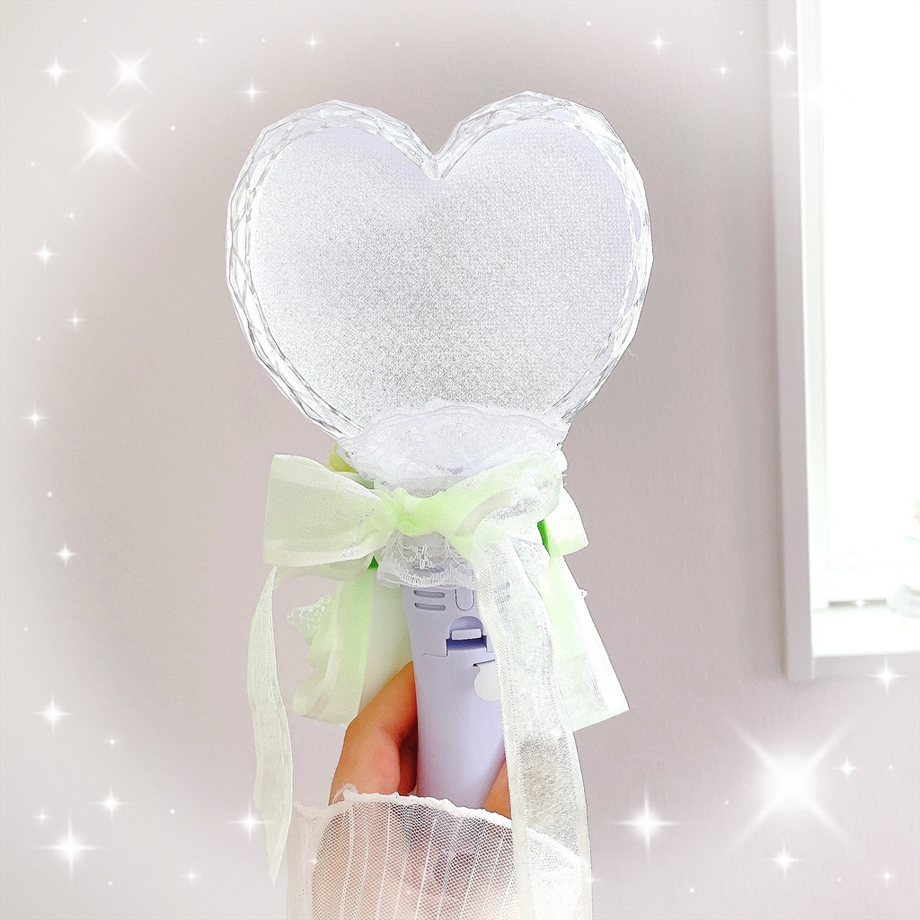 花束風 フラワーブーケ キンブレリボン ペンラリボン 緑 グリーン💚