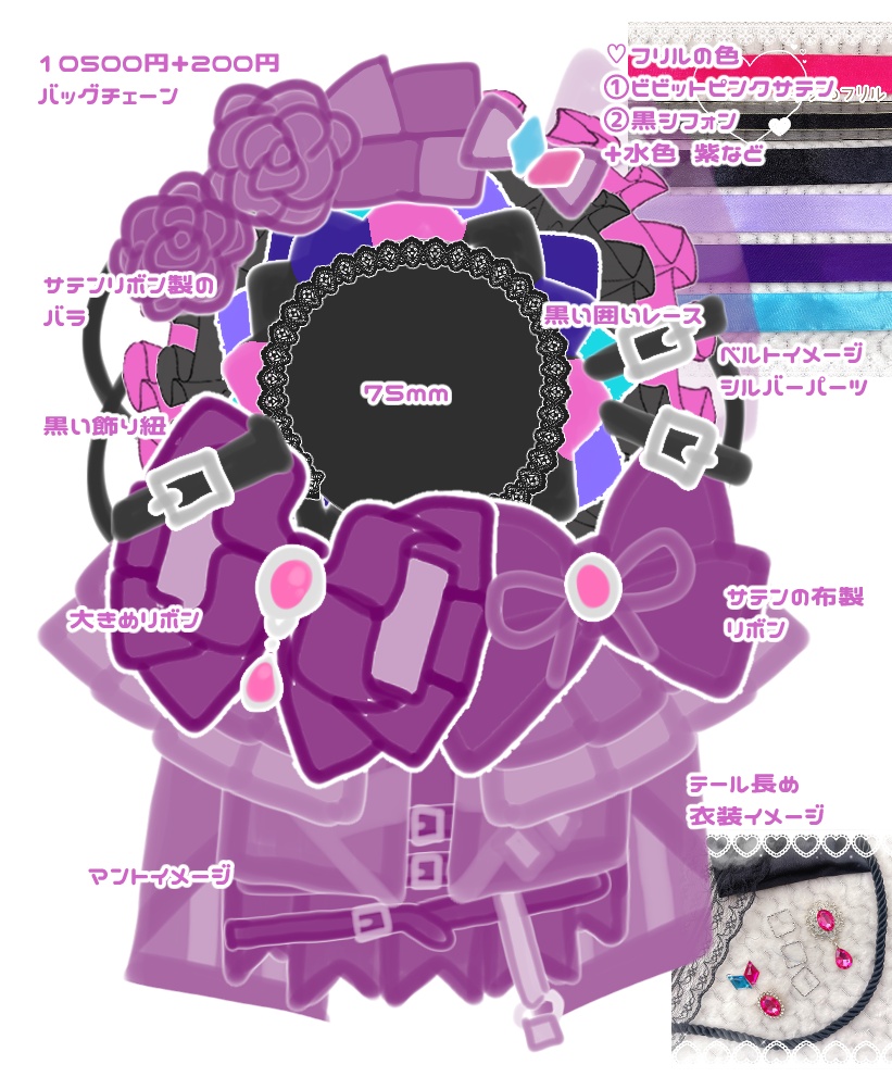 Dianaさま ロゼットオーダーページ