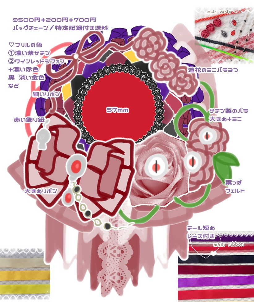Triさま ロゼットオーダーページ